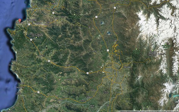 carte satellite