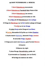  carte croisière russe